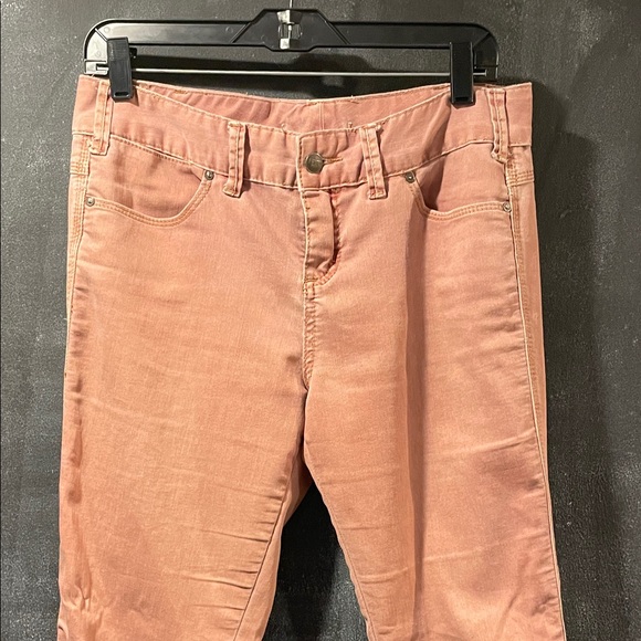 Free People Coral Skinny Jeans | Spring Boho Denim | Cuffed Hem. Tall - Picture 2 of 12